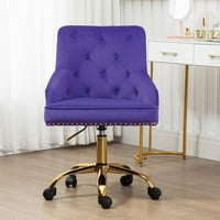 Otthoni irodai szék, bársonyos irodai szék, állítható karosszék asztali szék