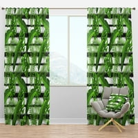Designart 'trópusi lombozat hangulat xiv' trópusi áramszünet függöny panel