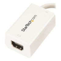 Startech CDP2HDUCPW USB-C-HDMI Video Adapter USB tápellátással, 4k 60Hz, fehér