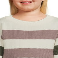 Easy-Peasy kisgyermek Unise hosszú ujjú csíkos pulóver, Méretek Hónapok-5T