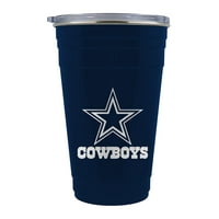 Dallas Cowboys rozsdamentes acél oz. Hátsó kupa