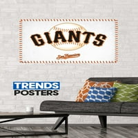 San Francisco Giants-Logó Fali Poszter, 22.375 34