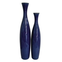 Tyler Dillon kobaltkék máz kerámia vázák