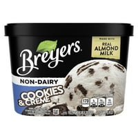 Breyers sütik és krém nem tej fagyasztott mandula tej desszert 1. QT, tökéletes pite, sütemény és desszertek.