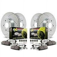 Power Stop Front és Hátsó Z Street Warrior Brake Kit K2283- Fits Nissan Altima