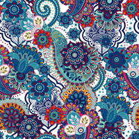 Hozzon létre 2,5 x42 pamut marokkói precut varró- és kézműves szövetcsíkokat, többszínű