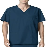 Wonderwink Wonderwork Men's V-Neck Top Scrub Top