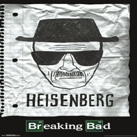 Breaking Bad - Heisenberg Wall Poster, 22.375 34