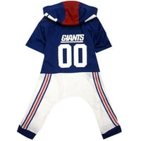 Háziállatok Első NFL New York Giants csapat Egységes pizsama ruhák kutyák és macskák számára - Engedélyezett, lélegző, kutya