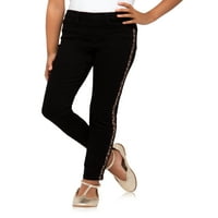 Wonder Nation Animal Side Stripe Pull-On Jegging Jean