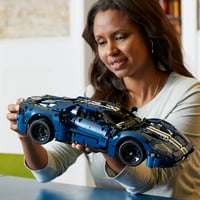 Technic Ford GT autómodell készlet felnőtteknek, 1: méretarányos szuperautó, gyűjthető készlet, nagyszerű ajándékötlet