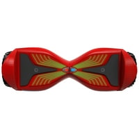 Jetson V All-Terrain Hoverboard LED-es lámpákkal, piros