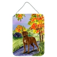 Carolines Treasures SS8427DS Chesapeake Bay Retriever falra vagy ajtóra függesztett nyomatok, 12x16, Többszínű