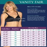 Vanity Fair női szépség vissza teljes ábra Underwire Minimizer melltartó, stílus 76080