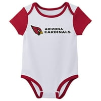 Arizona Cardinals NB INF Boy 3PK Onesie 9K1N3FGVS 3-6M