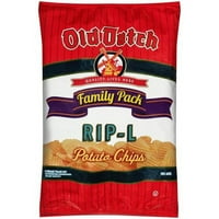 Régi holland rip-l burgonya chips családi csomag, oz
