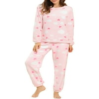 Egyedi árajánlatok női téli társalgó -alsó ruházat flanel pizsama készlet