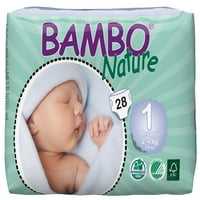 Bambo Nature Baby Diapers Classic, Méret, Count