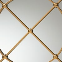 Baxton Studio Ohara Modern és Kortárs Gold kész fém akcentus fali tükör