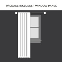Home Essence Prism Geometrikus Jacquard Sheer Window Panel Single, Grey, 54 ”96”