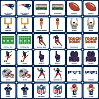 Remekművek hivatalosan engedélyezett NFL New England Patriots megfelelő játék gyerekeknek és családoknak