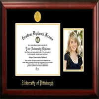 Pittsburghi Egyetem 11W 8,5 h arany dombornyomott Diploma keret portréval