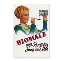 Védjegy képzőművészet 'Biomalz' vászon művészet Vintage Apple Collection