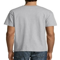 Hanes férfi autentikus Rövid ujjú zseb póló, 3XL méretig