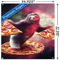 James Booker-vicces hely lajhár Pizza fal poszter Push csapok, 14.725 22.375