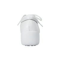 Órás kényelem donna széles szélességű kényelmi cipő munka és alkalmi öltözék fehér 7,5