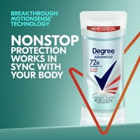 Degree Advanced izzadásgátló dezodor 72 órás Sweat & Odor Protection Active Shield dezodor nőknek MotionSense technológiával