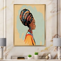 Designart 'Afro -amerikai nő portréja III.