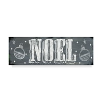 Védjegy Szépművészeti 'Noel Sign' vászon művészet, Valarie Wade