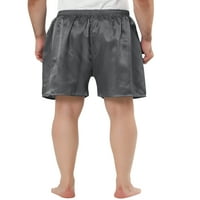 Egyedi árverés a férfi szatén rövidnadrág elasztikus derék pizsamás alsó ruházat