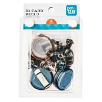 Pen + Gear ID kártya tekercsek, válogatott színek, 6