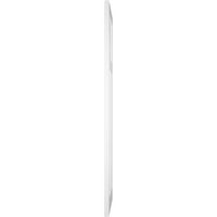 Ekena Millwork 12 W 38 H True Fit PVC San Antonio misszió stílusú rögzített redőnyök, fehér