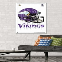 Minnesota Vikings - Drip sisak fali poszter, 22.375 34