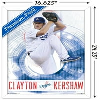 Los Angeles Dodgers-Clayton Kershaw Fali Poszter, 14.725 22.375