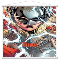 Marvel Comics-Thor-Jane fali poszter fa mágneses kerettel, 22.375 34