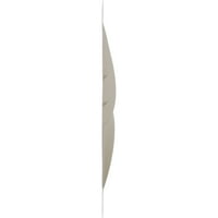 Ekena Millwork 5 8 W 5 8 H Artisan endurawall dekoratív 3D -s fali panel, Ultracover szaténvirág fehér