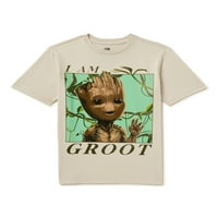 Marvel Boys Groot grafikus póló, 4-18 méret