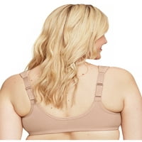 Glamorise Teljes Ábra Molett Wonderwire Elülső Bezárása Melltartó Underwire 1245