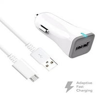 IXIR ZTE Blade VEC 3G Charger Micro USB 2. Kábelkészlet, Truwire {Car Charger + Micro USB kábel} Igaz digitális adaptív gyors