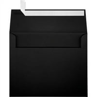 Luxpaper egy meghívó boríték, fekete vászon, 50 csomag