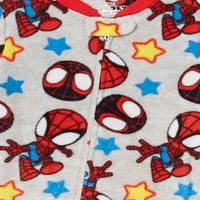 Pókember kisgyermek fiúk pizsama takaró, 2-csomag, méretek 3T-5T
