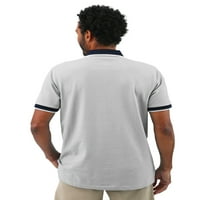 Chaps férfiak klasszikus illeszkedése rövid ujjú pamut mindennapi szilárd pique póló mérete s lehet, akár 4xb -ig