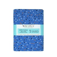 Waverly inspirációk 44 udvar pamut precut konfetti provence kék színű varrószövet, mindegyik
