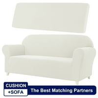 Subrte kanapé burkolatú pipapeder extra nyújtó párna üléshuzat, szeretettel, off-fehérekkel