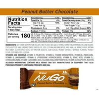 Eredeti Mogyoróvaj Csokoládé, Bárok, 1. oz minden, NuGo Nutrition