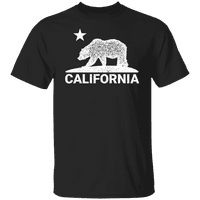Graphic America Kalifornia állam medve USA arany állam férfi grafikus póló